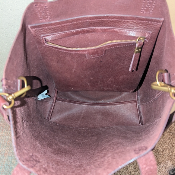 Madewell Medium Leather Transport Tote - Picture 8 of 13